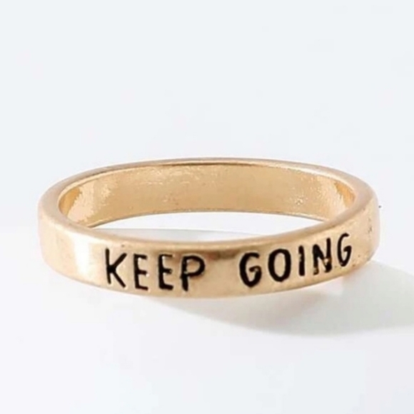 Keep Going Engraved Ring - Picture 3 of 4